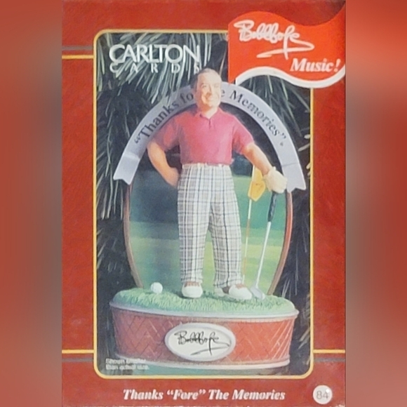 BOB HOPE VINTAGE Carlton Cards ornament Herilom Collection Bob Hope 1999 - Picture 2 of 6